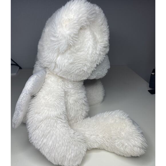 Kellytoy Brooke the Polar Bear Plush 20” White Gray Large Angel Wings - Picture 3 of 12